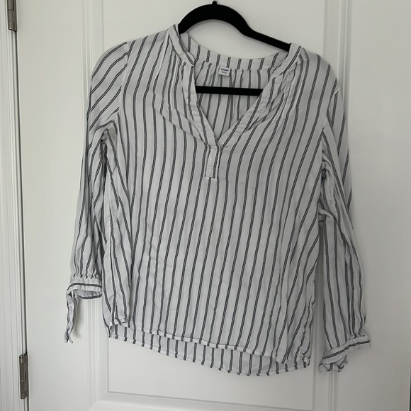 Old nave 3/4 sleeve‎ striped shirt - Picture 2 of 6